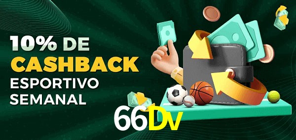 10% de bônus de cashback na 66Dv